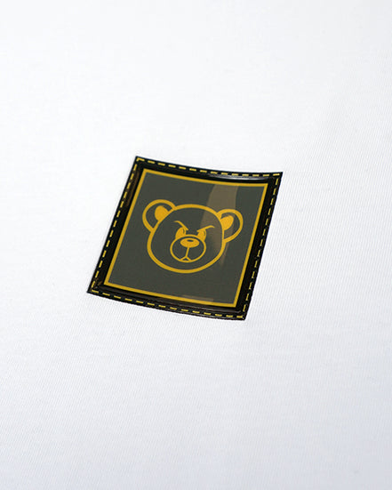 Bear Tag Graphic T-Shirt - White T-Shirts Eight-X