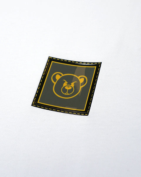 Bear Tag Graphic T-Shirt - White T-Shirts Eight-X