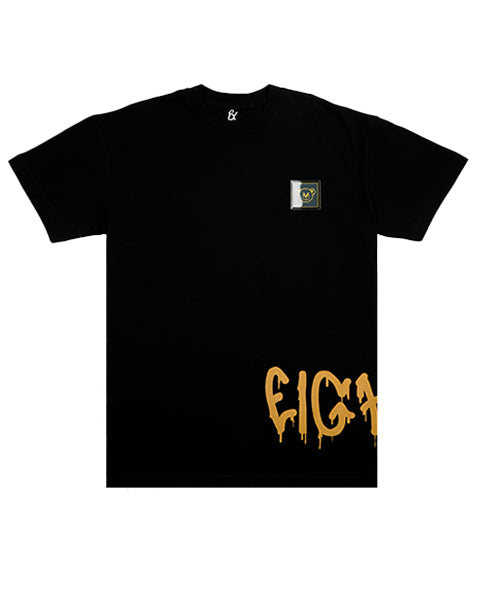 Bear Tag Graphic T-Shirt - Black T-Shirts Eight-X