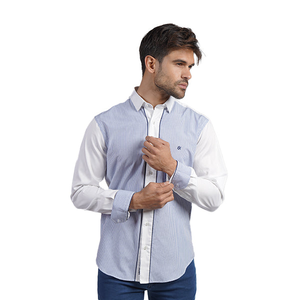 The Executive Stripe Button Up Shirt Button Down Shirts Eight-X