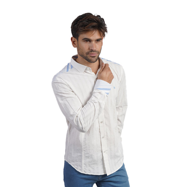Skyline Stripes Button Up Shirt Button Down Shirts Eight-X