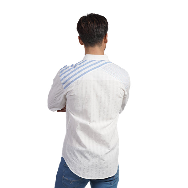 Skyline Stripes Button Up Shirt Button Down Shirts Eight-X