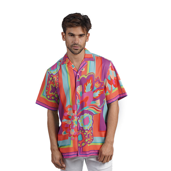 Luau Short Sleeve Button Up Shirt Short Sleeve Shirts Eight-X
