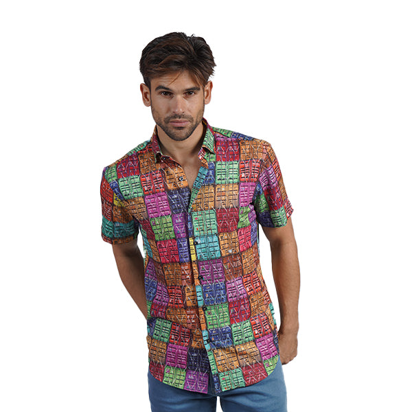 Shipment Short Sleeve Button Up Shirt Short Sleeve Shirts Eight-X