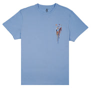 Contents Under Pressure Graphic T-Shirt - Light Blue T-Shirts Eight-X