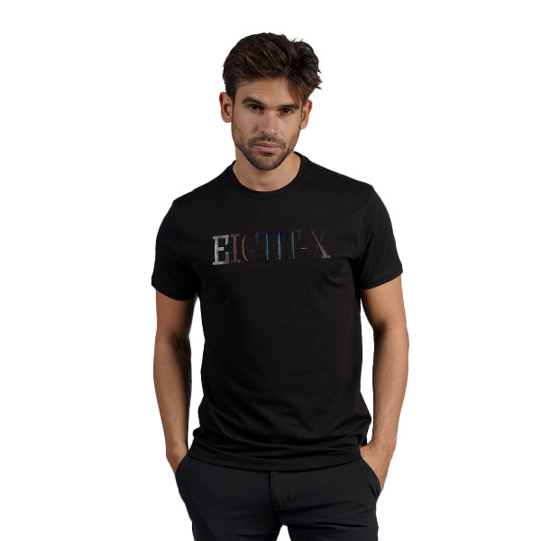 Color Hues Graphic T-Shirt - Black T-Shirts Eight-X