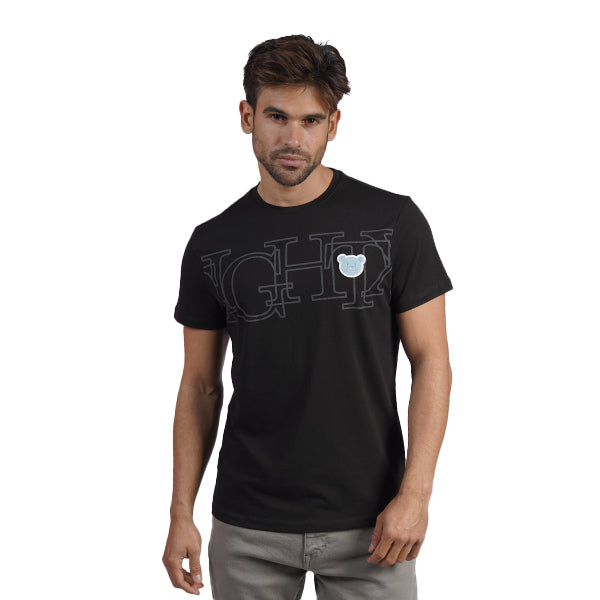 Arrangement Graphic T-Shirt - Black T-Shirts Eight-X