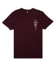 Contents Under Pressure Graphic T-Shirt - Burgundy T-Shirts Eight-X