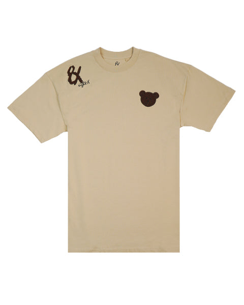 Shoulder The Load Graphic T-Shirt - Beige T-Shirts Eight-X