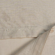 100% Linen Button Long Sleeve Button Down Shirt - Beige Eight-X