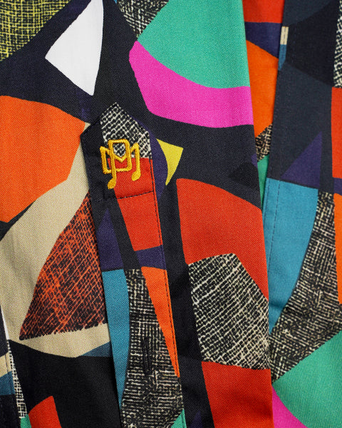 Abstract Canvas PM Edition Button Down Shirt Short Sleeve Shirts Eight-X