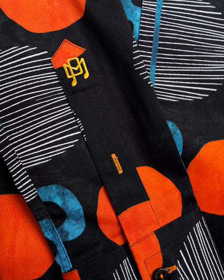 Abstract Century PM Edition Button Down Shirt Short Sleeve Shirts Eight-X