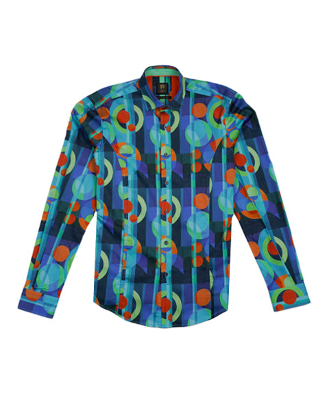 Cosmic Funk PM Edition Button Down Shirt Short Sleeve Shirts Eight-X