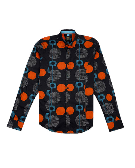 Abstract Century PM Edition Button Down Shirt Short Sleeve Shirts Eight-X