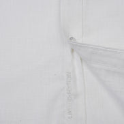 Classic Linen Short Sleeve Button Down Shirt - White Eight-X