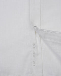 Classic Linen Long Sleeve Button Down Shirt - White – Eight-X