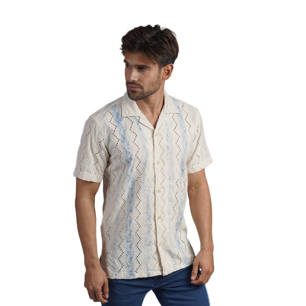 Laguna Button Up Short Sleeve Short Sleeve Shirts Eight-X BEIGE S