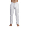 100% Linen Slim Fit Pants - White Linen Eight-X WHITE 29