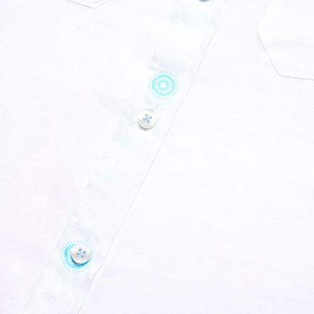 Blue Heat Short Sleeve Shirt + Shorts Matching Set Sets Eight-X