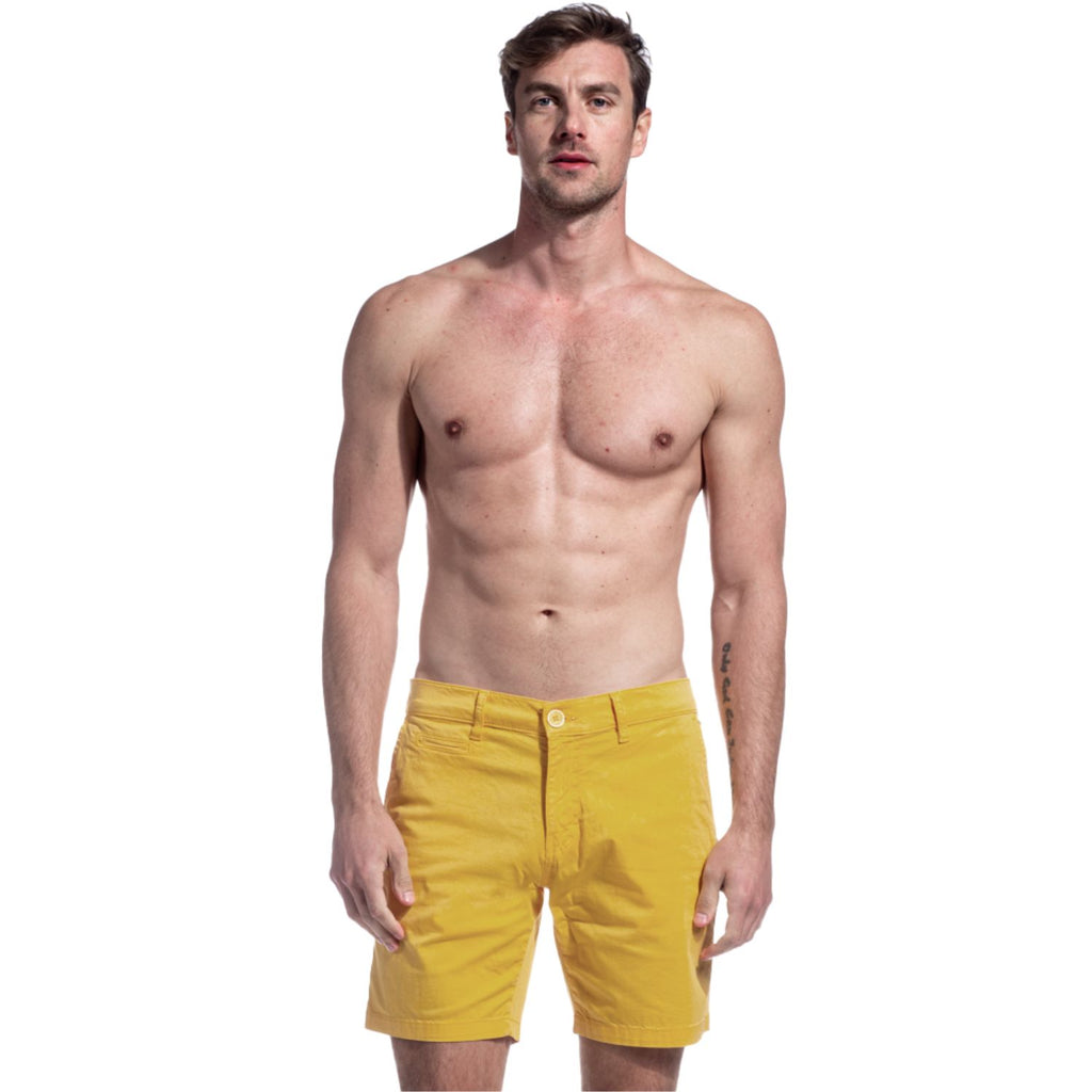 Mustard FROG Chino Short Shorts Eight-X YELLOW 29