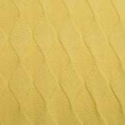 Argyle Solid Knit Polo - Yellow Polos Eight-X