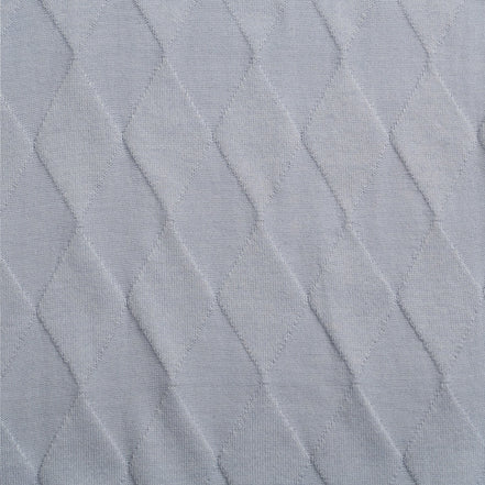 Argyle Solid Knit Polo - Light Blue Polos Eight-X