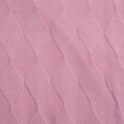 Argyle Solid Knit Polo - Pink Polos Eight-X