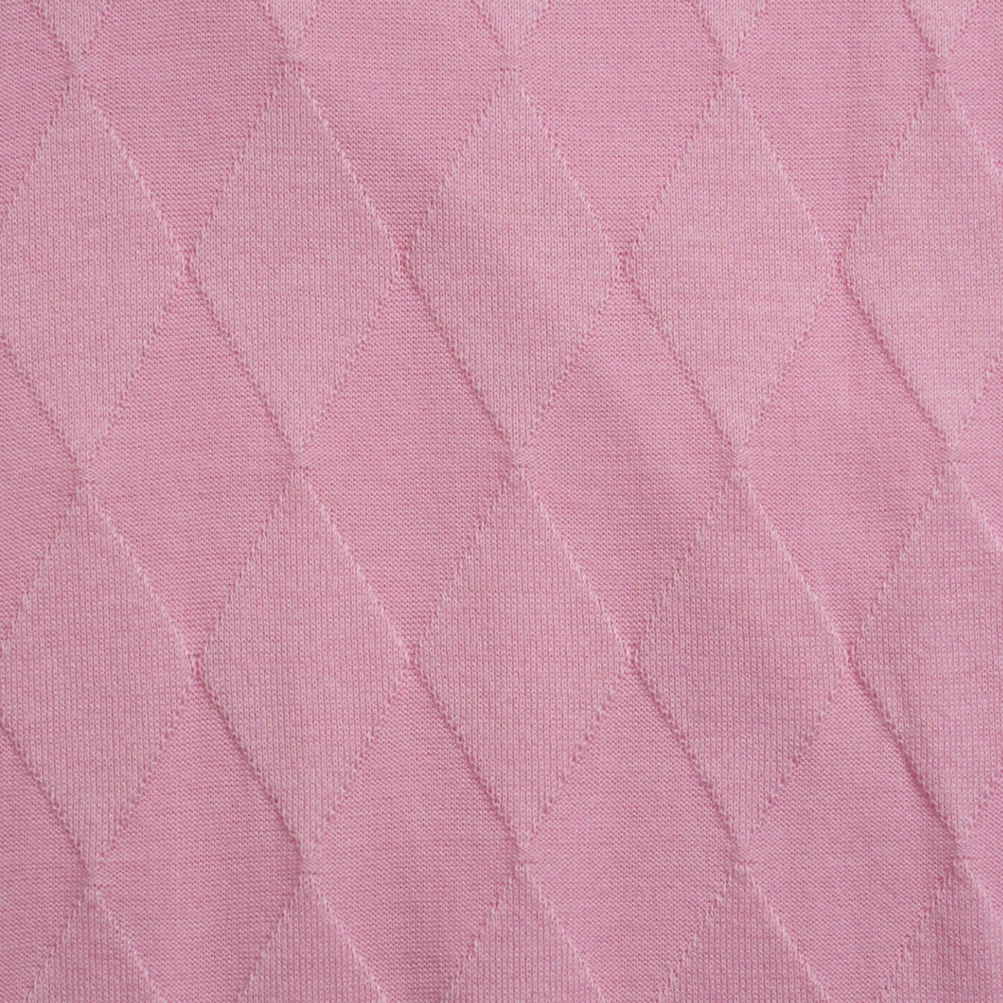 Argyle Solid Knit Polo - Pink Polos Eight-X