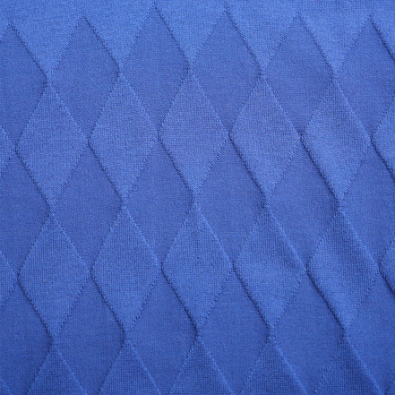 Argyle Knit Polo - Royal Blue Polos Eight-X