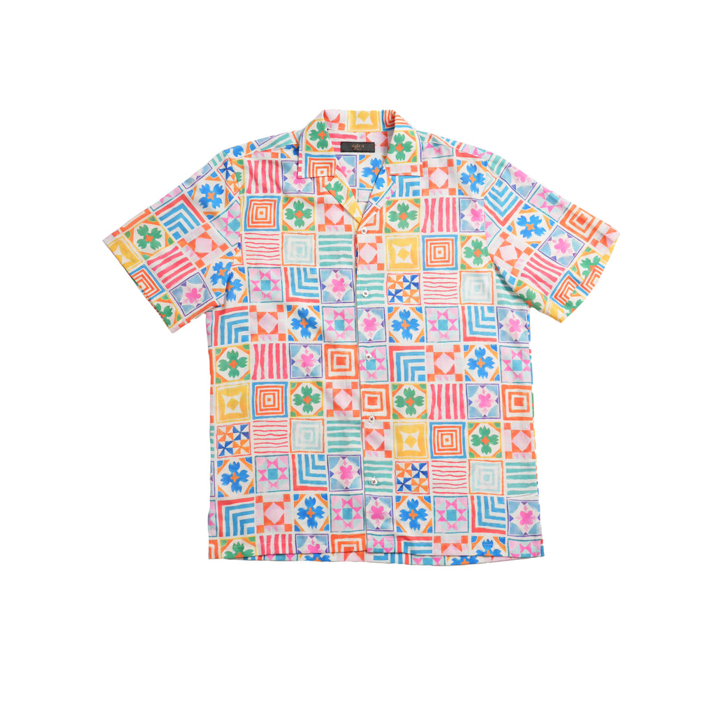 Tesserae Button Up Short Sleeve Short Sleeve Shirts Eight-X