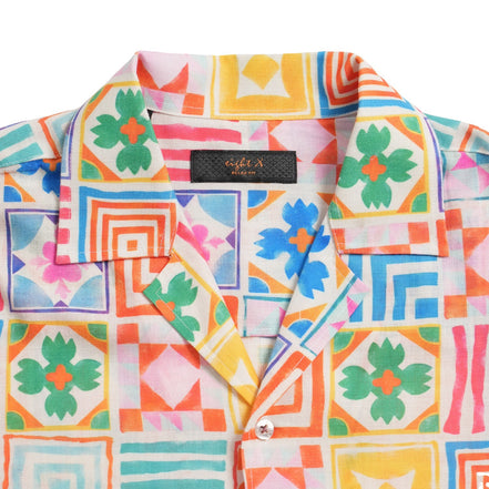 Tesserae Button Up Short Sleeve Short Sleeve Shirts Eight-X