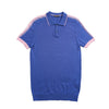 Knit Polo W/ Shoulder Design - Royal Blue Polos Eight-X