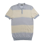 Gondola Knit Polo - Light Blue Polos Eight-X