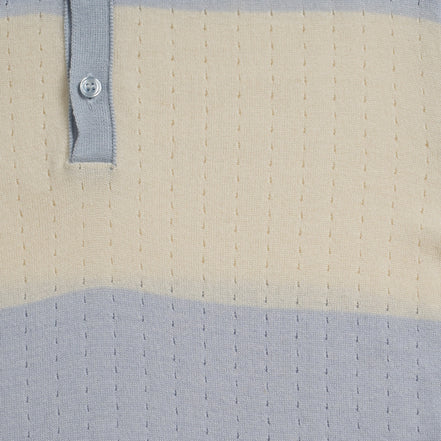 Gondola Knit Polo - Light Blue Polos Eight-X