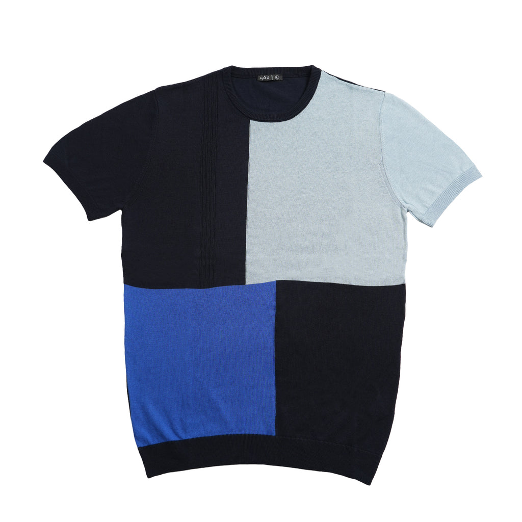 Mondrian Knit Shirt - Summer Blues Polos Eight-X
