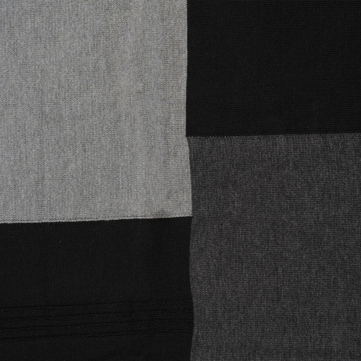 Mondrian Knit Shirt - Shades of Grey Polos Eight-X