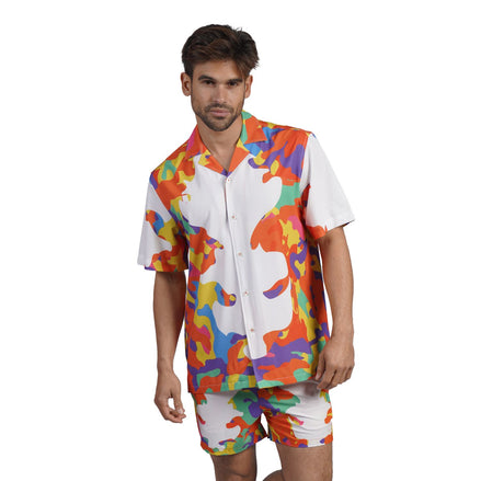 Rorschach Short Sleeve Button Up Shirt Short Sleeve Shirts Eight-X