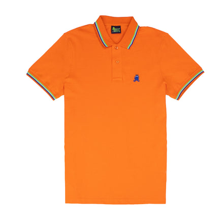 Corsica FROG Slim Fit Polo - Orange Shirts Eight-X