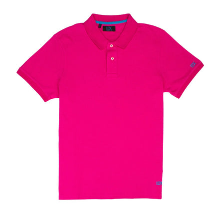 Fuchsia Polo with EX Logo Shirts Eight-X