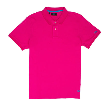 Fuchsia Polo with EX Logo Shirts Eight-X