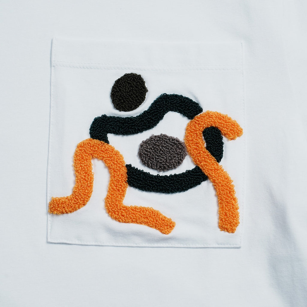 No. 5 Abstract Graphic T-Shirt - White Eight-X