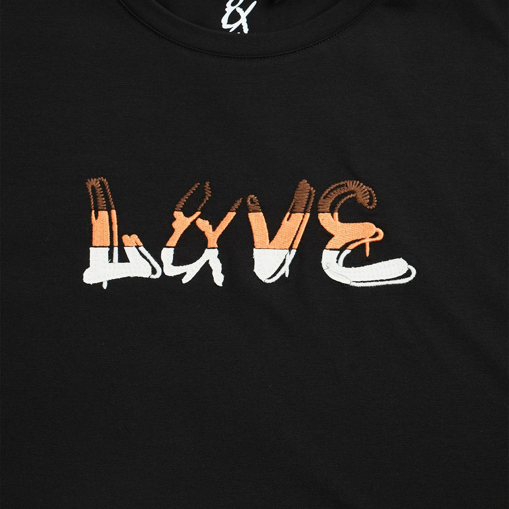 Signature Love Graphic T-Shirt - Black Eight-X