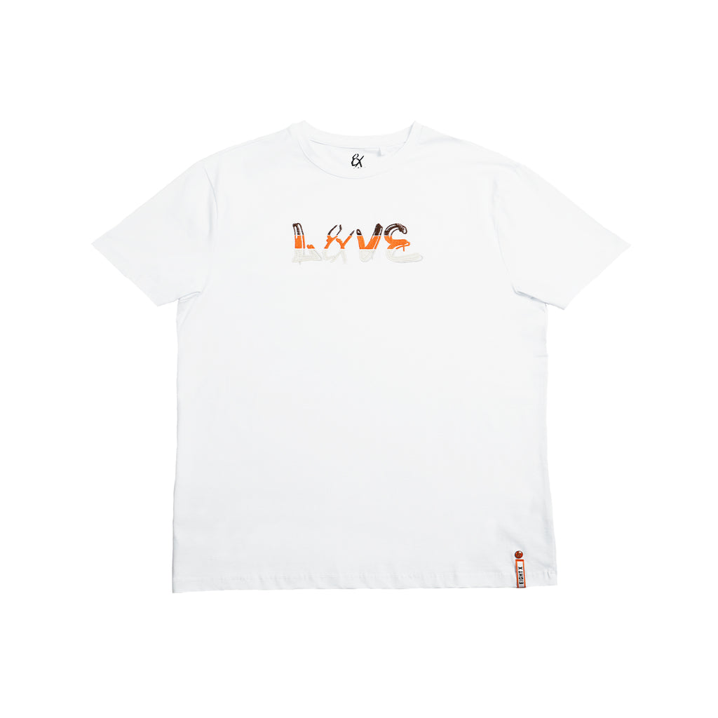 Signature Love Graphic T-Shirt - White Eight-X WHITE S