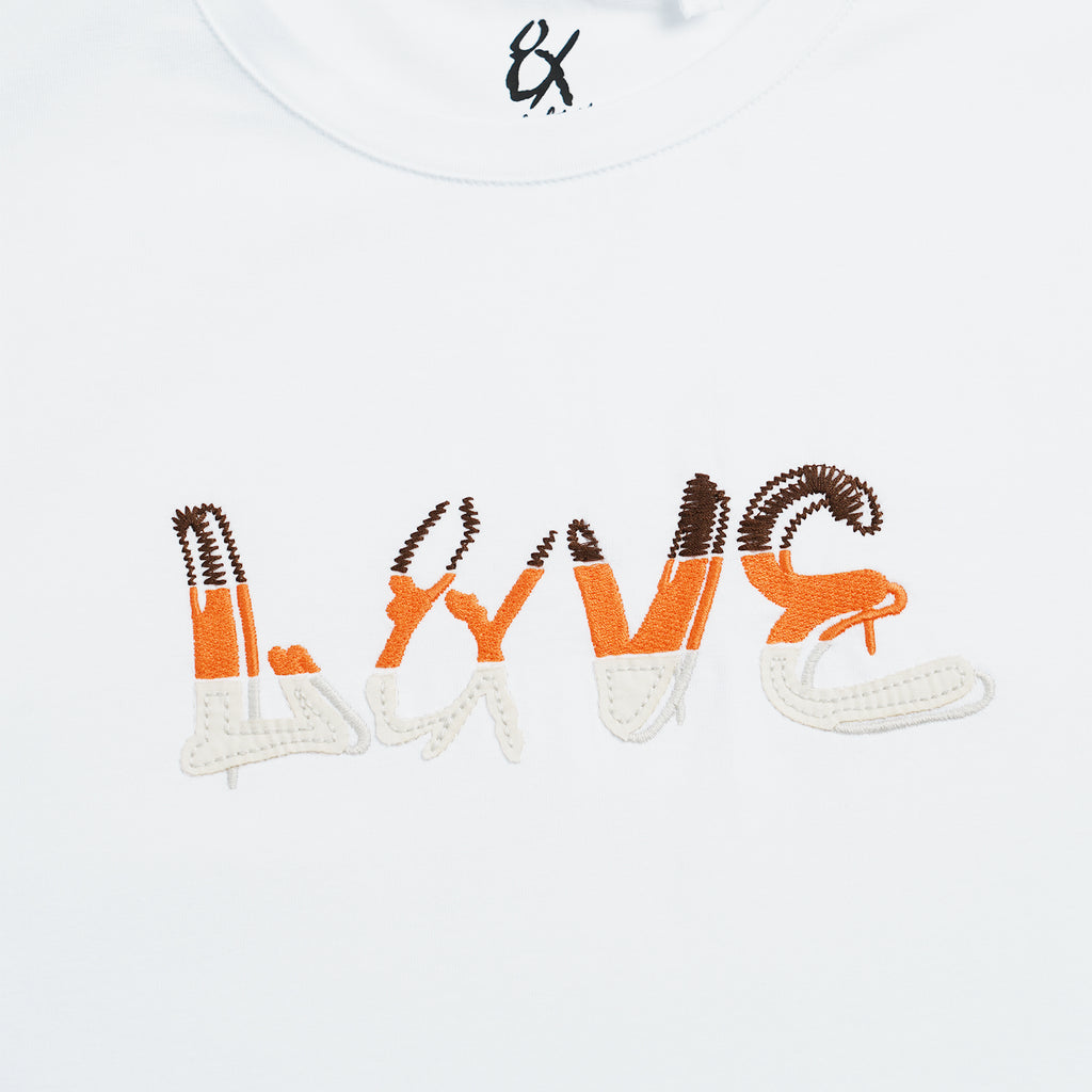 Signature Love Graphic T-Shirt - White Eight-X