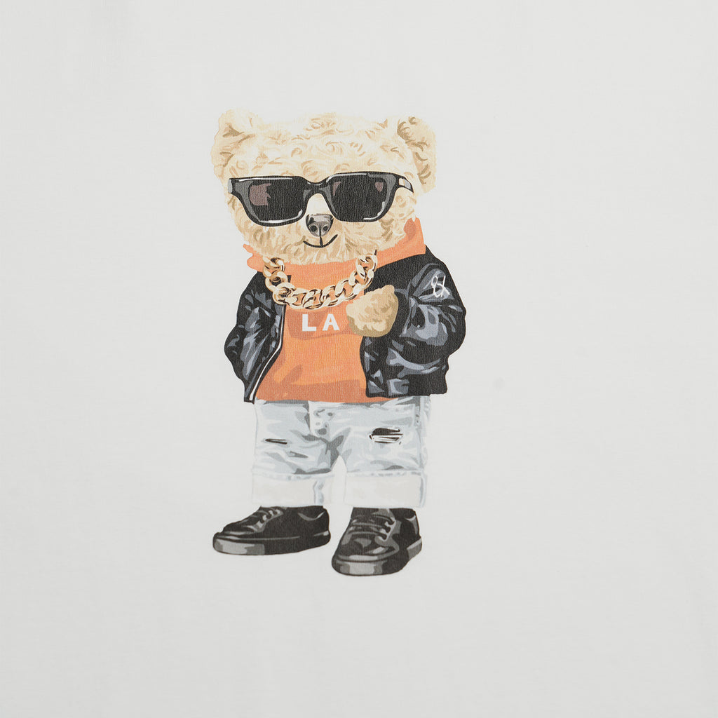 SoCal Icon Bear Graphic T-Shirt - White Eight-X