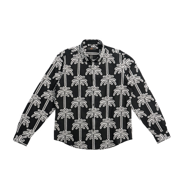 Sutr Artisan Long Sleeve Button Up Shirt Eight-X BLACK S