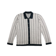Legacy Knit Full Button-Up Cardigan - Navy Eight-X NAVY S