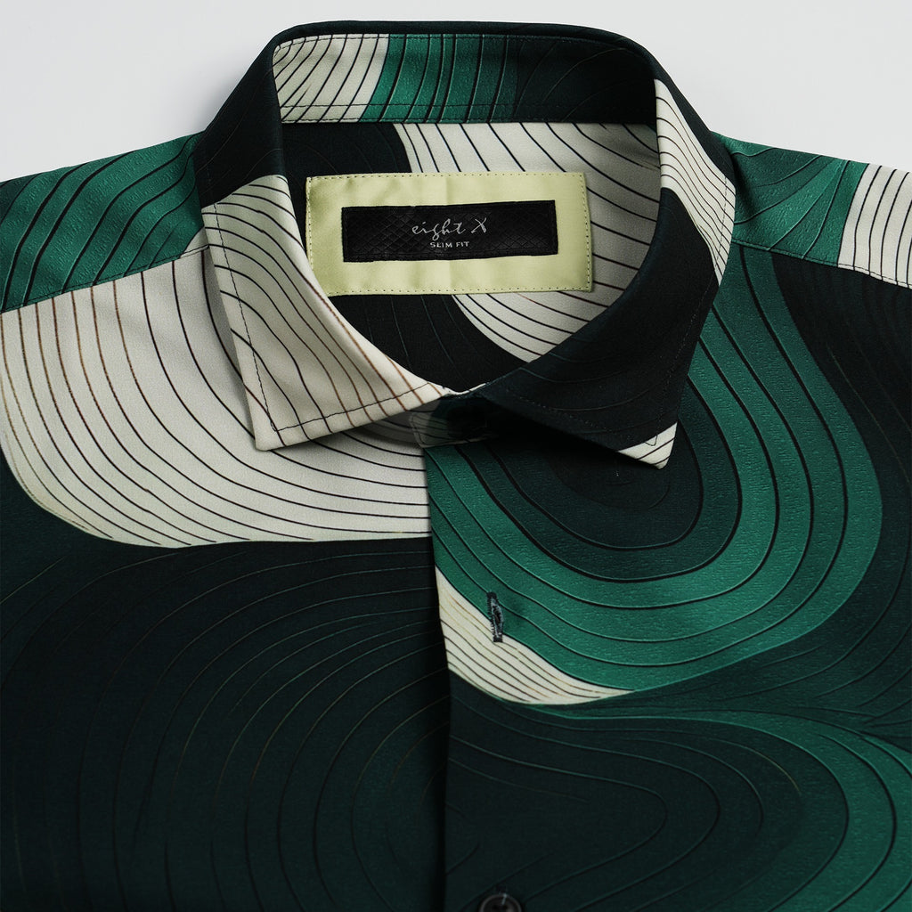 Currents Short Sleeve Button Up Shirt Eight-X