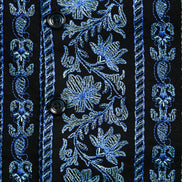 Wild Sapphire Artisan Long Sleeve Button Up Shirt Eight-X