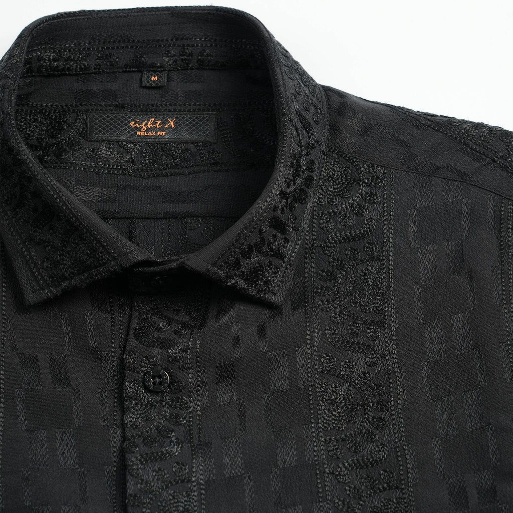 Kavir Artisan Long Sleeve Button Up Shirt Eight-X